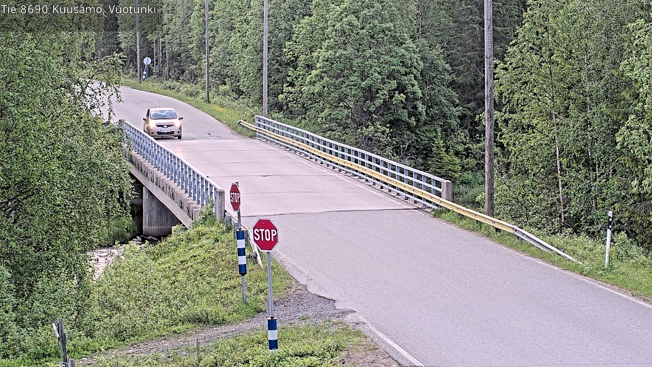 Kelikamerat Kuva Tie 8690 Kuusamo, Vuotunki, Kuusamo, Pohjois-Pohjanmaa