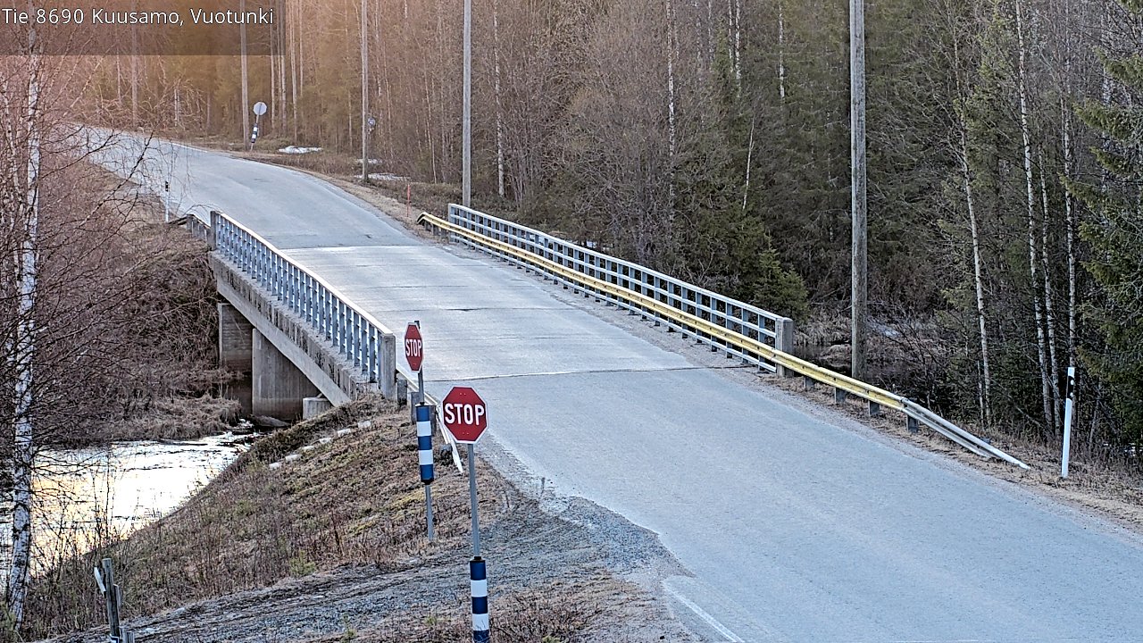 Kelikamerat Kuva Tie 8690 Kuusamo, Vuotunki, Kuusamo, Pohjois-Pohjanmaa