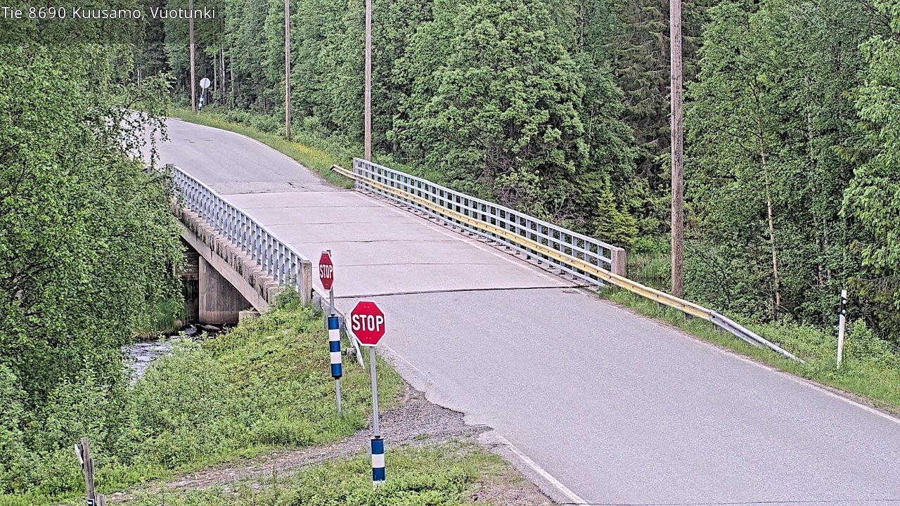 Kelikamerat Kuva Tie 8690 Kuusamo, Vuotunki, Kuusamo, Pohjois-Pohjanmaa