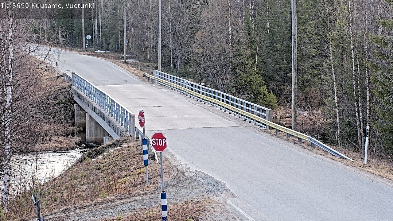 Kelikamerat Kuva Tie 8690 Kuusamo, Vuotunki, Kuusamo, Pohjois-Pohjanmaa