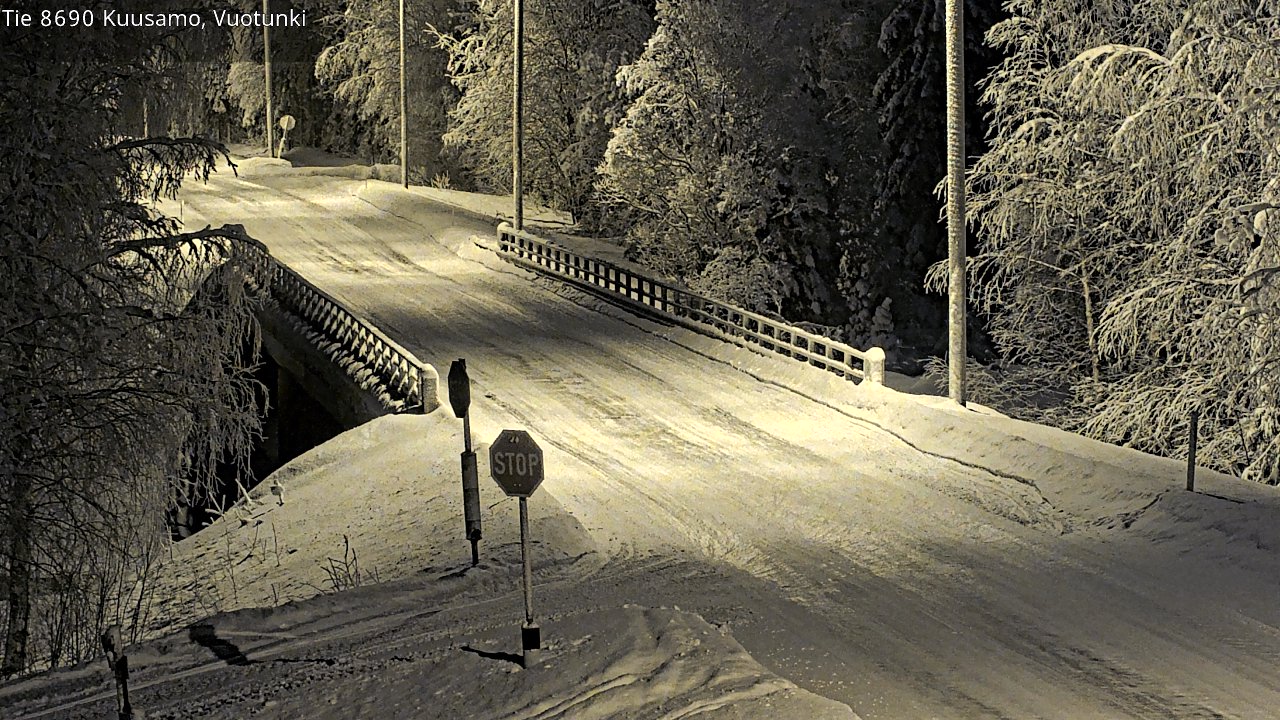 Kelikamerat Kuva Tie 8690 Kuusamo, Vuotunki, Kuusamo, Pohjois-Pohjanmaa