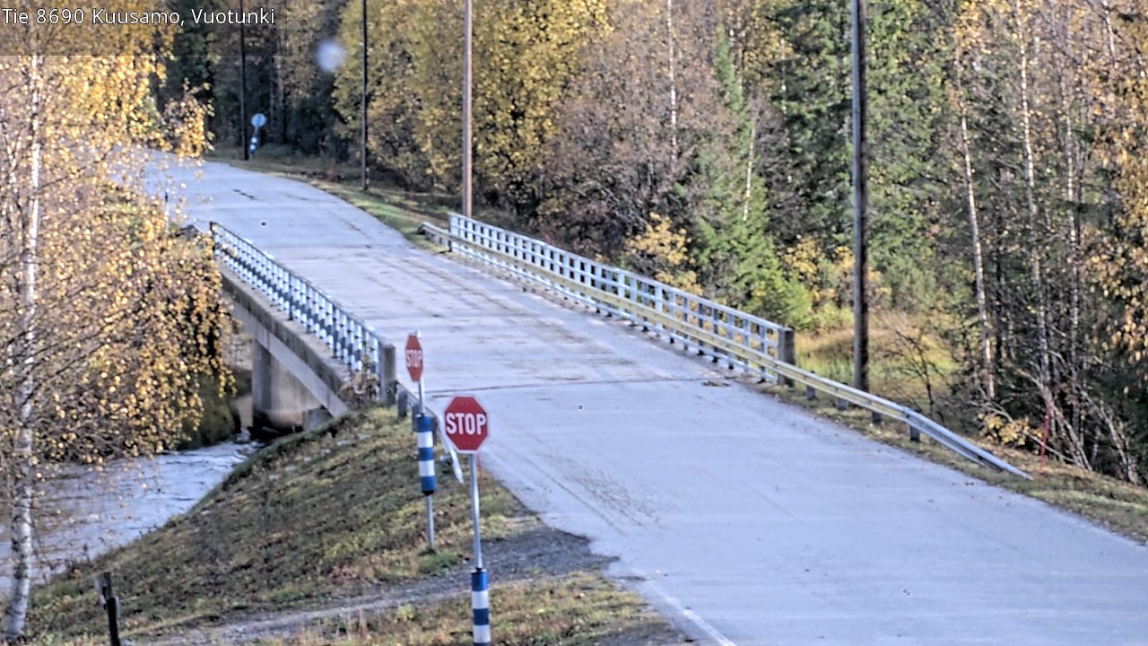 Kelikamerat Kuva Tie 8690 Kuusamo, Vuotunki, Kuusamo, Pohjois-Pohjanmaa