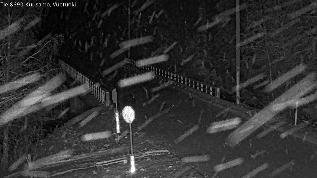 Kelikamerat Kuva Tie 8690 Kuusamo, Vuotunki, Kuusamo, Pohjois-Pohjanmaa