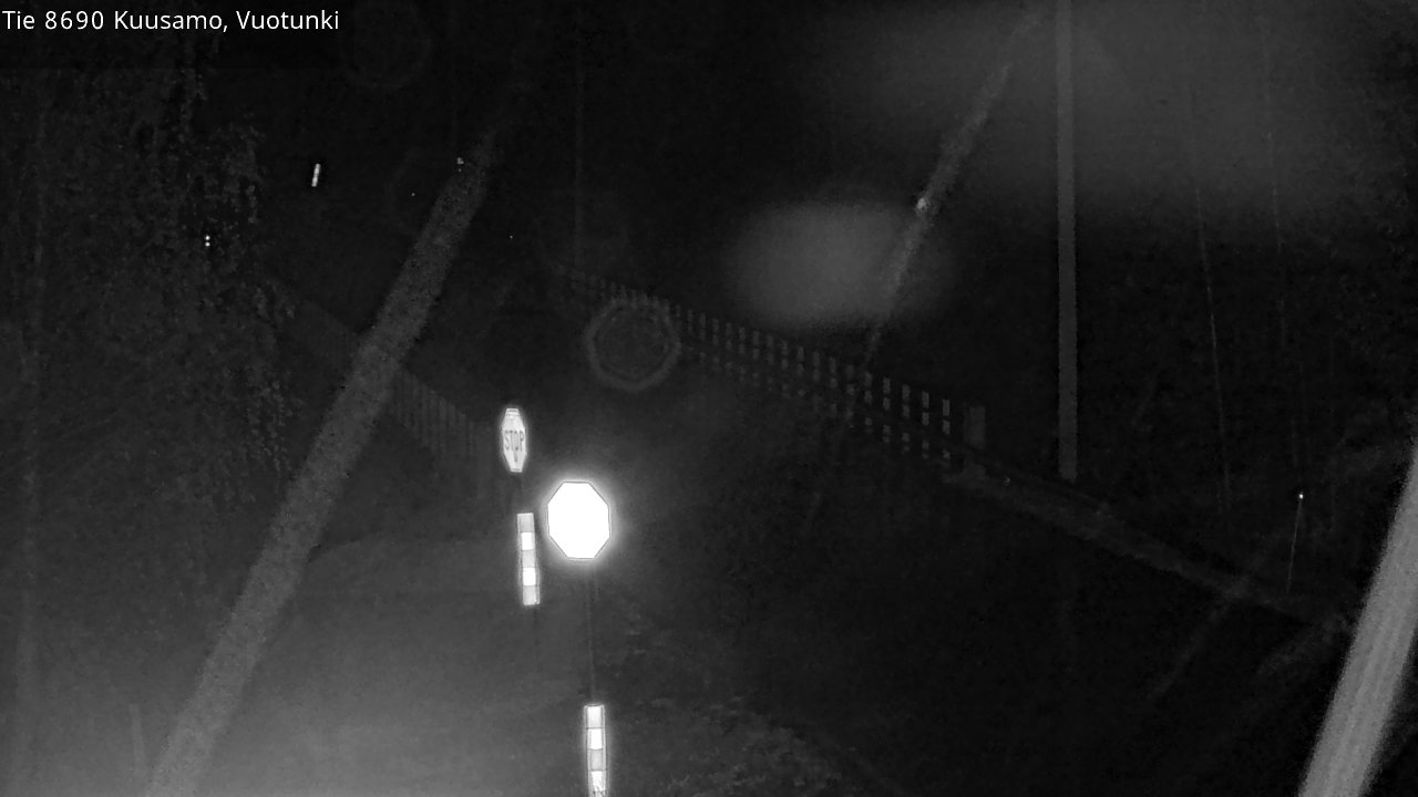 Weather Camera Image Väg 8690 Kuusamo, Vuotunki, Kuusamo, Pohjois-Pohjanmaa