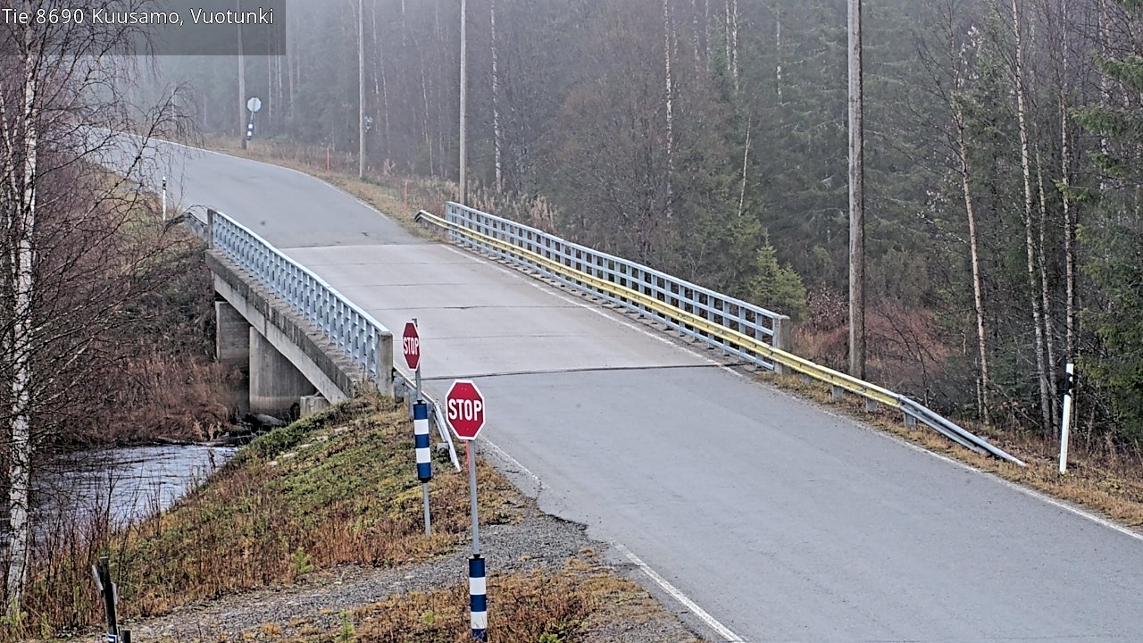 Kelikamerat Kuva Tie 8690 Kuusamo, Vuotunki, Kuusamo, Pohjois-Pohjanmaa