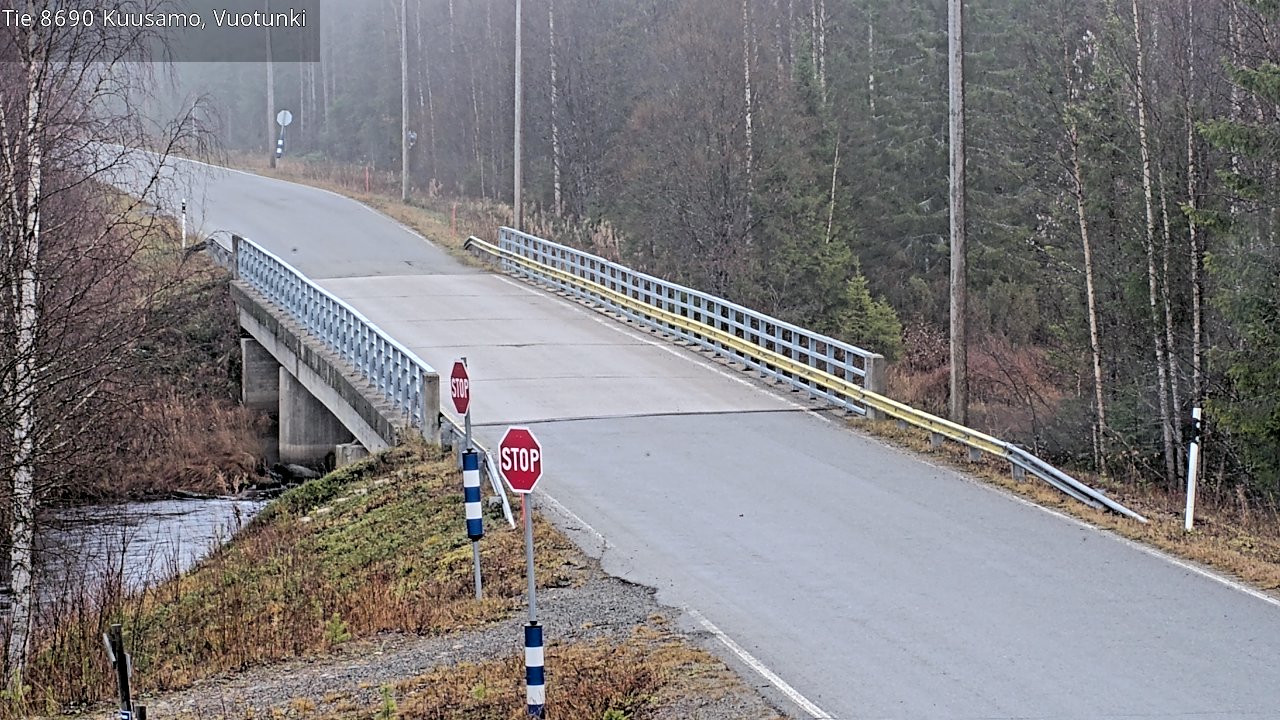 Kelikamerat Kuva Tie 8690 Kuusamo, Vuotunki, Kuusamo, Pohjois-Pohjanmaa