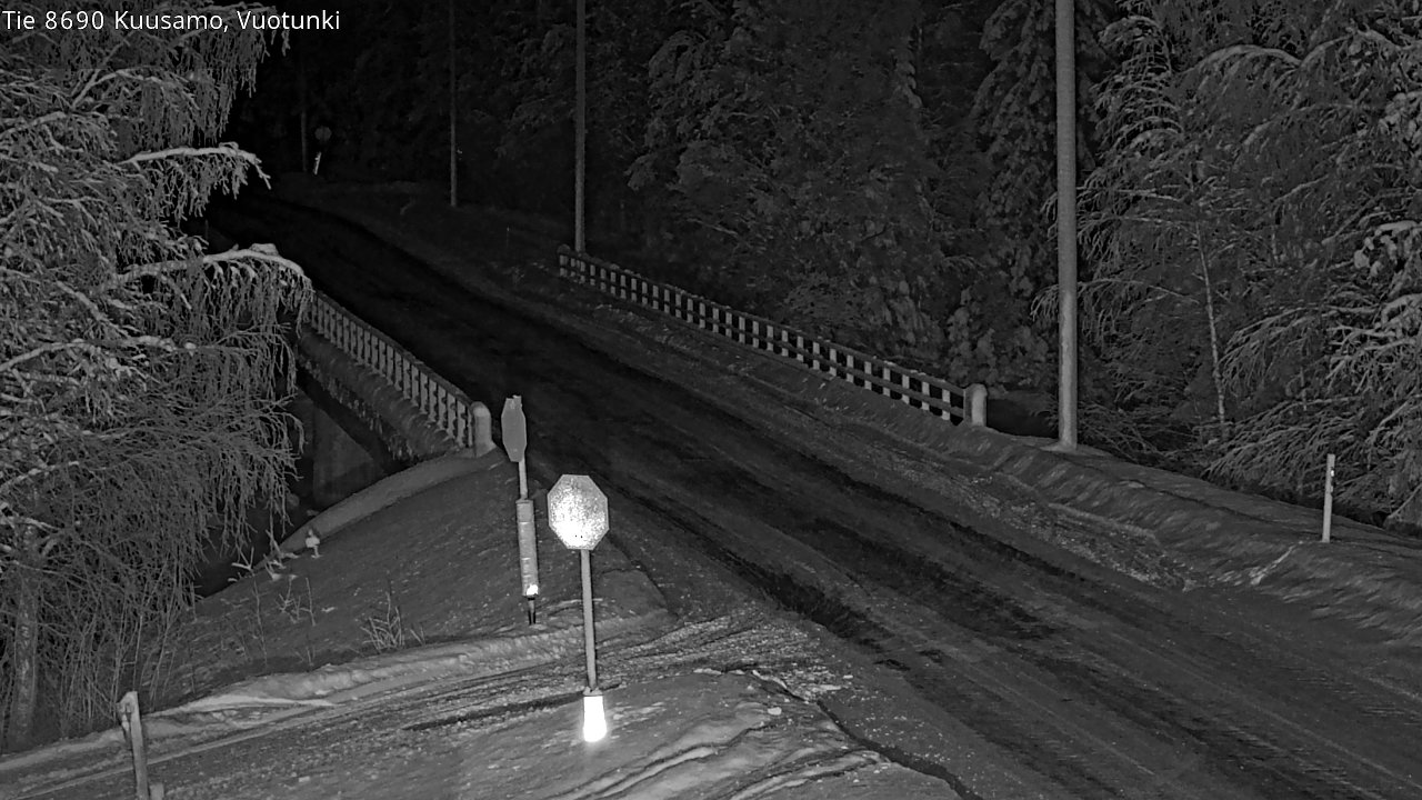 Kelikamerat Kuva Tie 8690 Kuusamo, Vuotunki, Kuusamo, Pohjois-Pohjanmaa