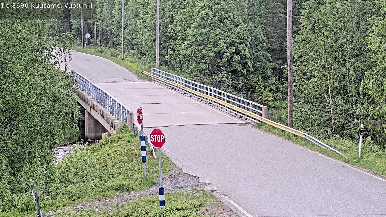 Kelikamerat Kuva Tie 8690 Kuusamo, Vuotunki, Kuusamo, Pohjois-Pohjanmaa