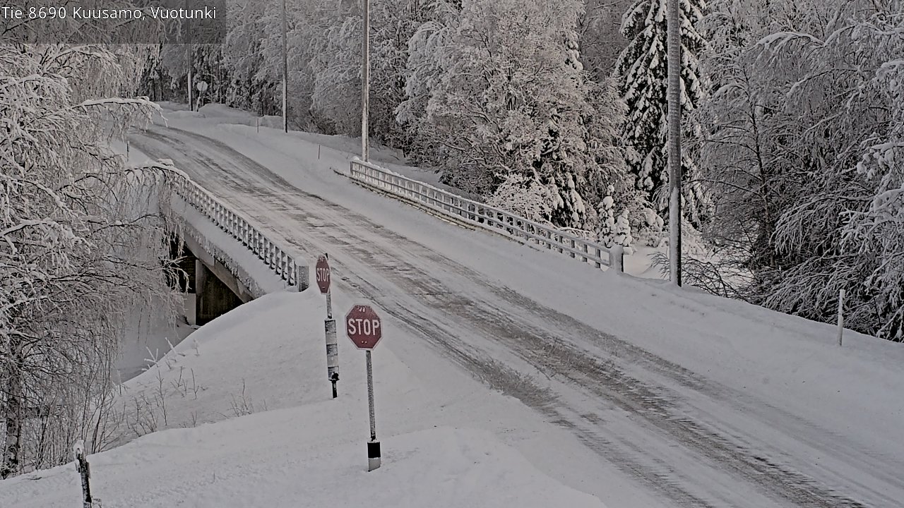 Kelikamerat Kuva Tie 8690 Kuusamo, Vuotunki, Kuusamo, Pohjois-Pohjanmaa