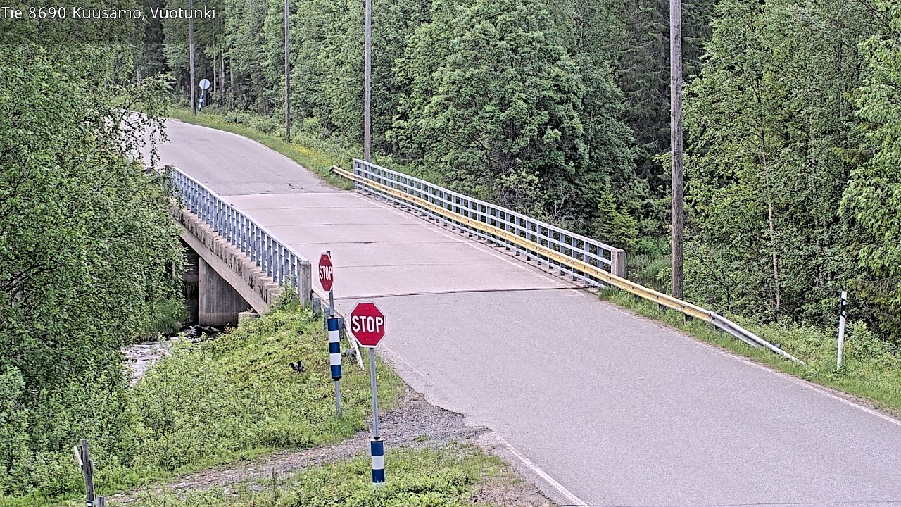 Kelikamerat Kuva Tie 8690 Kuusamo, Vuotunki, Kuusamo, Pohjois-Pohjanmaa