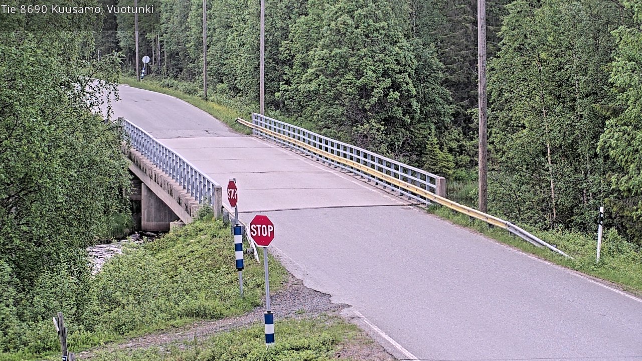 Kelikamerat Kuva Tie 8690 Kuusamo, Vuotunki, Kuusamo, Pohjois-Pohjanmaa