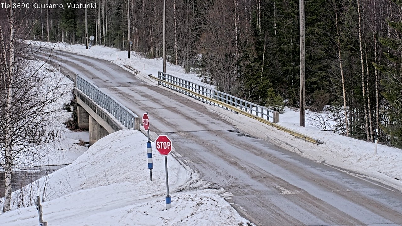 Kelikamerat Kuva Tie 8690 Kuusamo, Vuotunki, Kuusamo, Pohjois-Pohjanmaa