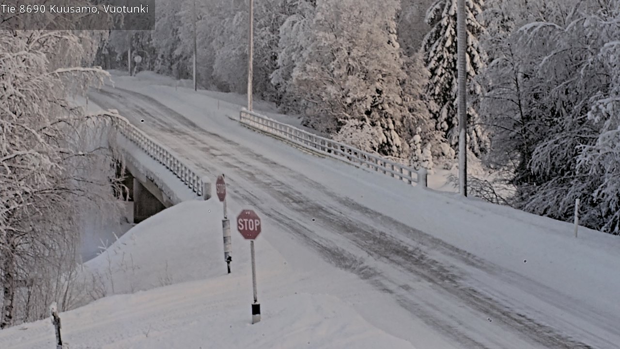 Kelikamerat Kuva Tie 8690 Kuusamo, Vuotunki, Kuusamo, Pohjois-Pohjanmaa