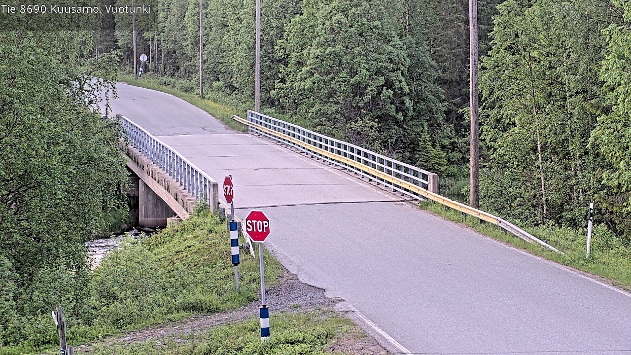 Kelikamerat Kuva Tie 8690 Kuusamo, Vuotunki, Kuusamo, Pohjois-Pohjanmaa