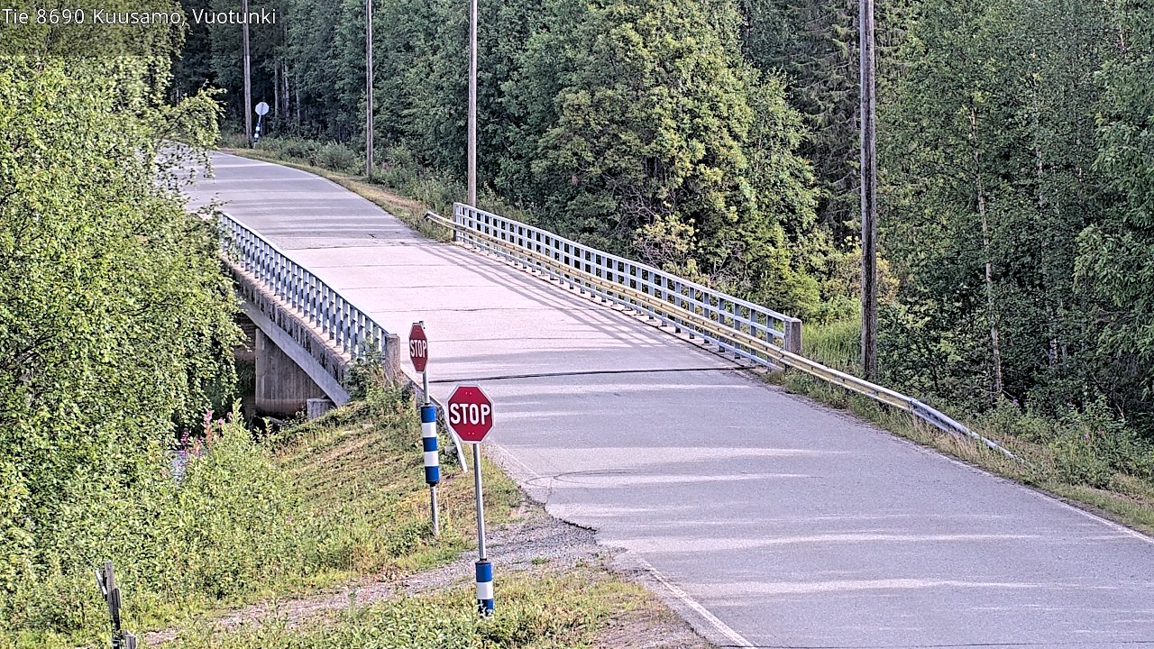 Kelikamerat Kuva Tie 8690 Kuusamo, Vuotunki, Kuusamo, Pohjois-Pohjanmaa