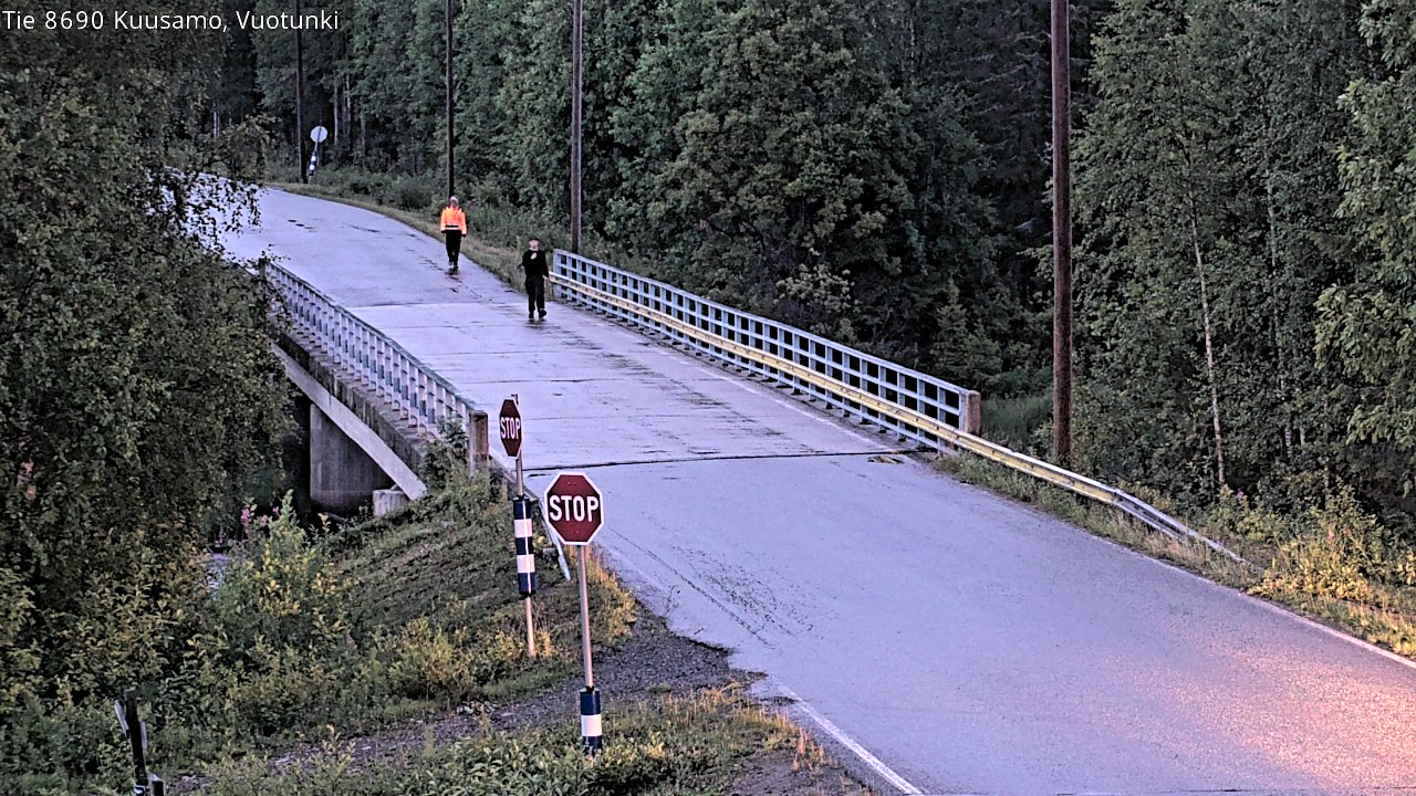 Weather Camera Image Road 8690 Kuusamo, Vuotunki, Kuusamo, Pohjois-Pohjanmaa
