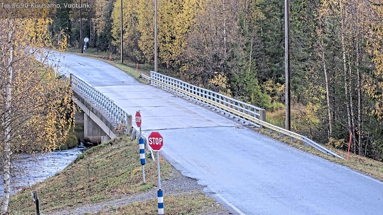 Kelikamerat Kuva Tie 8690 Kuusamo, Vuotunki, Kuusamo, Pohjois-Pohjanmaa
