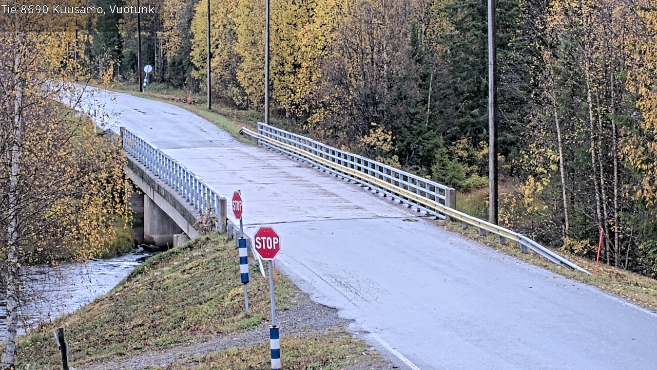Kelikamerat Kuva Tie 8690 Kuusamo, Vuotunki, Kuusamo, Pohjois-Pohjanmaa