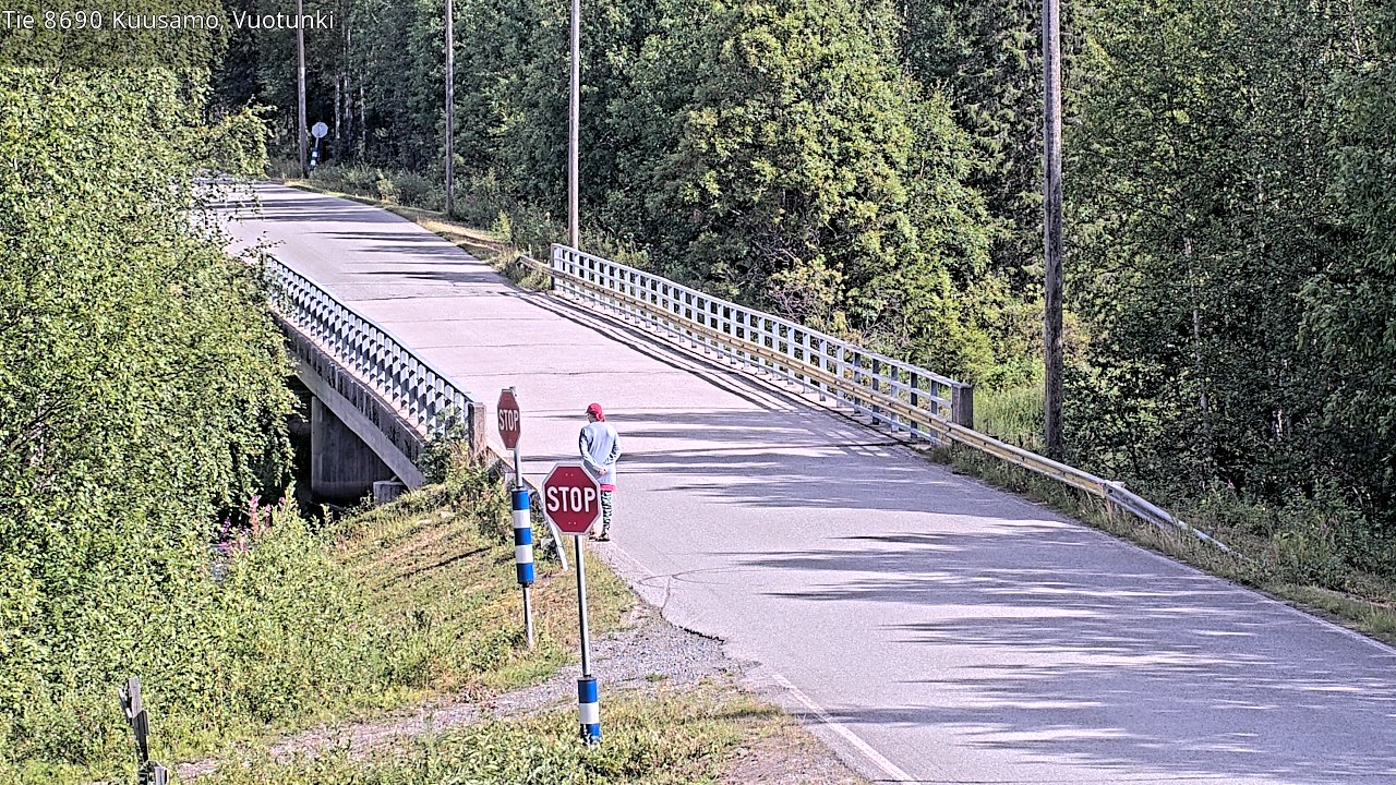 Kelikamerat Kuva Tie 8690 Kuusamo, Vuotunki, Kuusamo, Pohjois-Pohjanmaa