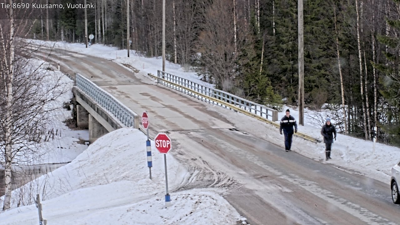 Weather Camera Image Road 8690 Kuusamo, Vuotunki, Kuusamo, Pohjois-Pohjanmaa