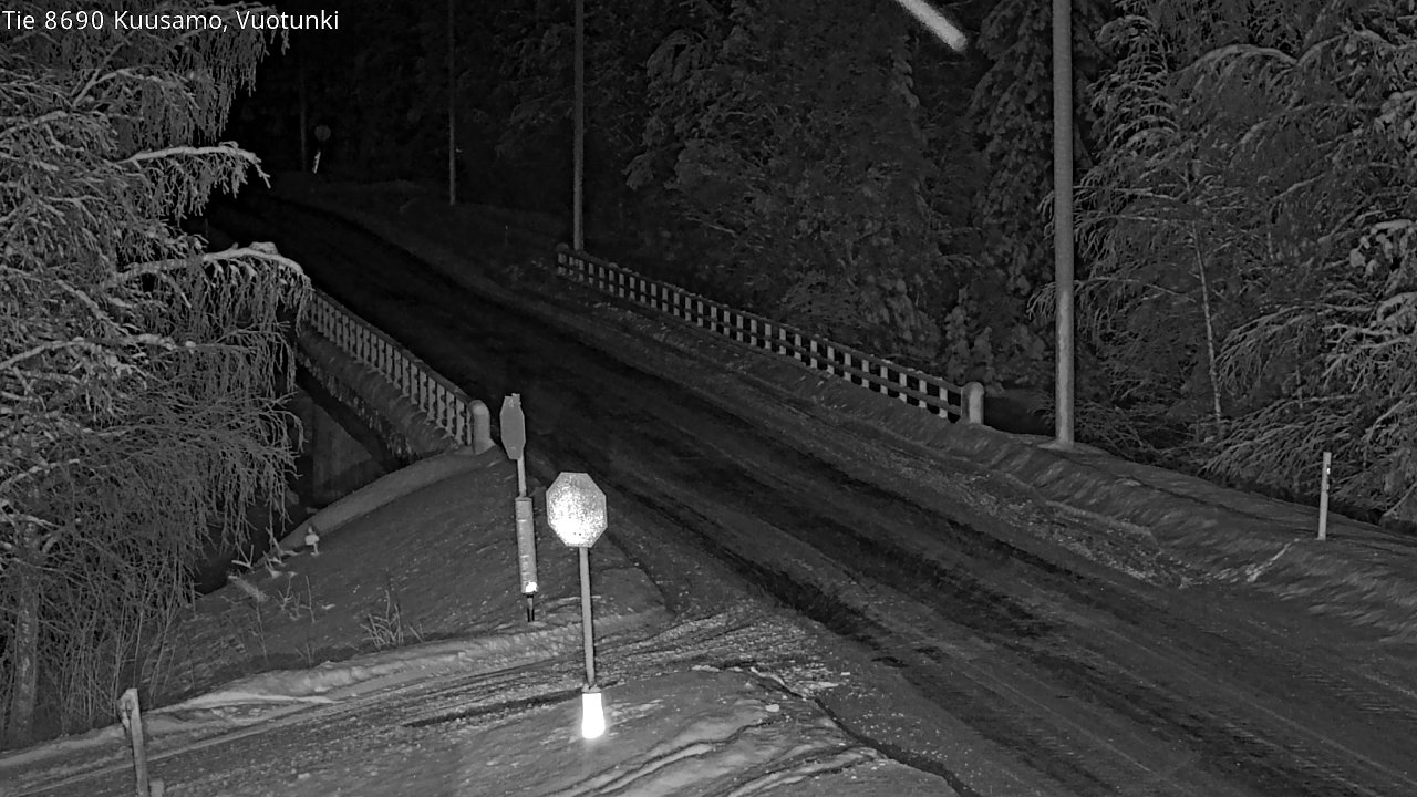 Kelikamerat Kuva Tie 8690 Kuusamo, Vuotunki, Kuusamo, Pohjois-Pohjanmaa