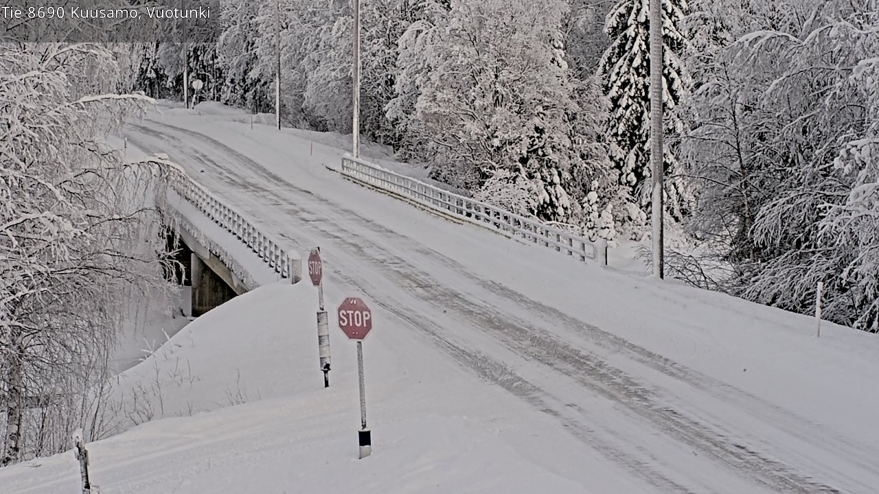 Kelikamerat Kuva Tie 8690 Kuusamo, Vuotunki, Kuusamo, Pohjois-Pohjanmaa