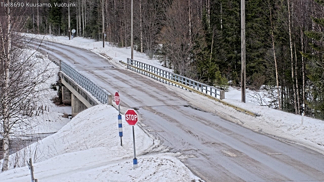 Kelikamerat Kuva Tie 8690 Kuusamo, Vuotunki, Kuusamo, Pohjois-Pohjanmaa