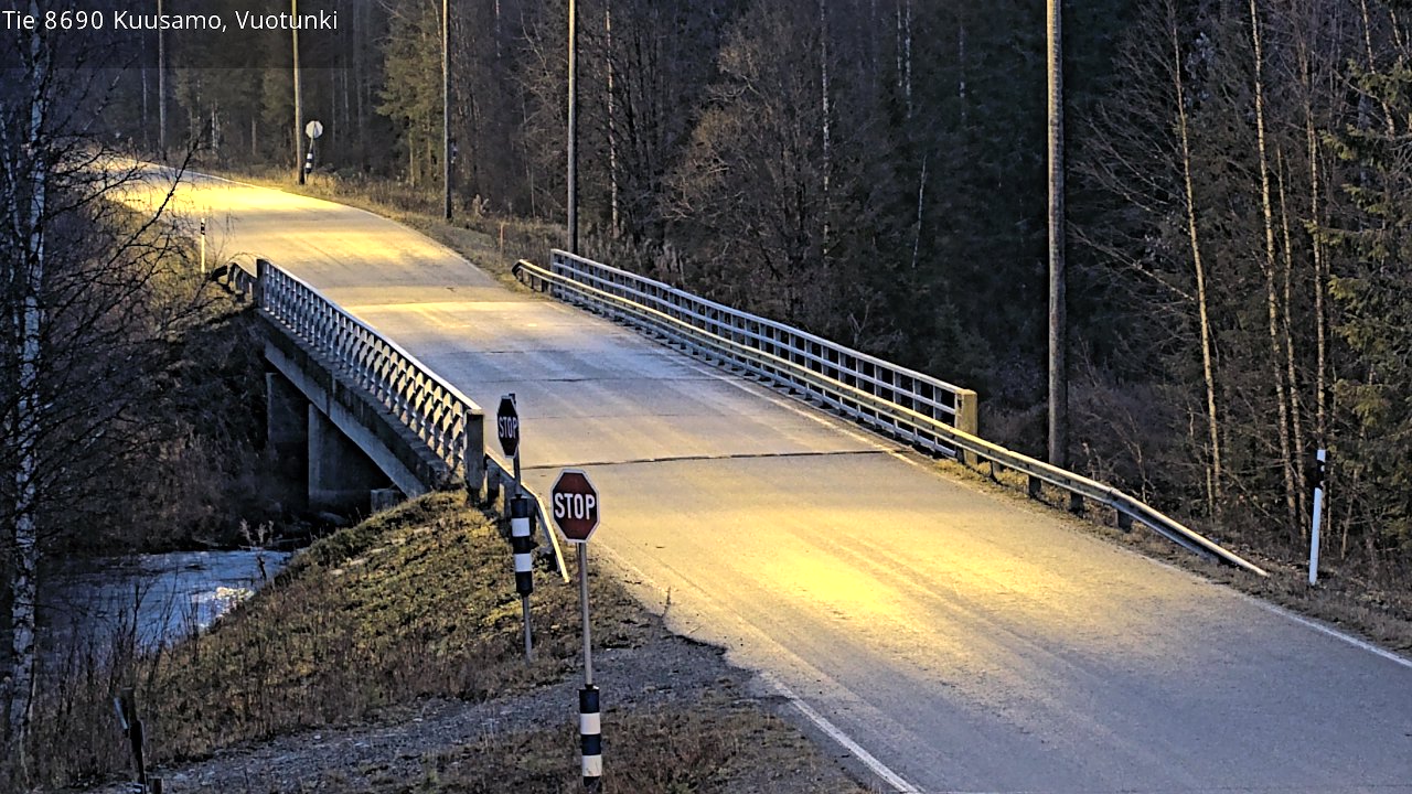 Kelikamerat Kuva Tie 8690 Kuusamo, Vuotunki, Kuusamo, Pohjois-Pohjanmaa