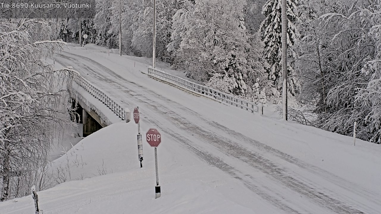 Kelikamerat Kuva Tie 8690 Kuusamo, Vuotunki, Kuusamo, Pohjois-Pohjanmaa