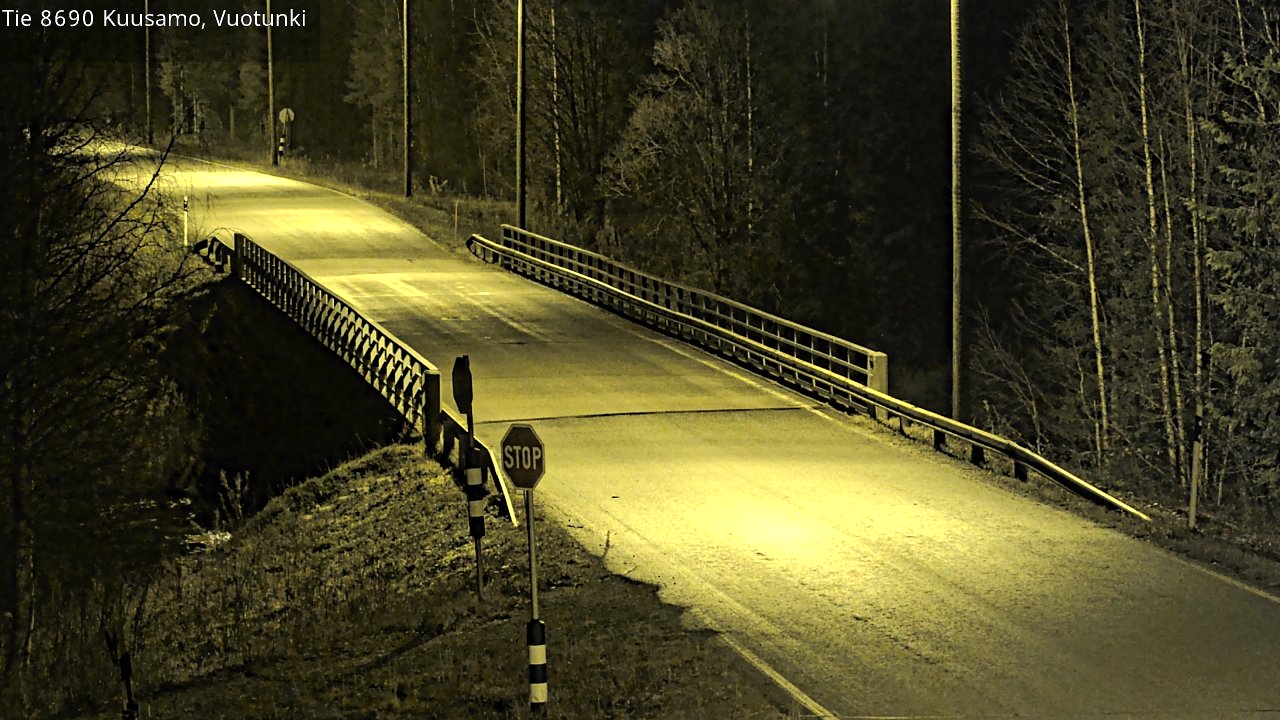 Kelikamerat Kuva Tie 8690 Kuusamo, Vuotunki, Kuusamo, Pohjois-Pohjanmaa