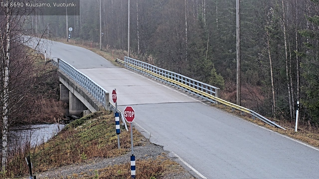 Kelikamerat Kuva Tie 8690 Kuusamo, Vuotunki, Kuusamo, Pohjois-Pohjanmaa