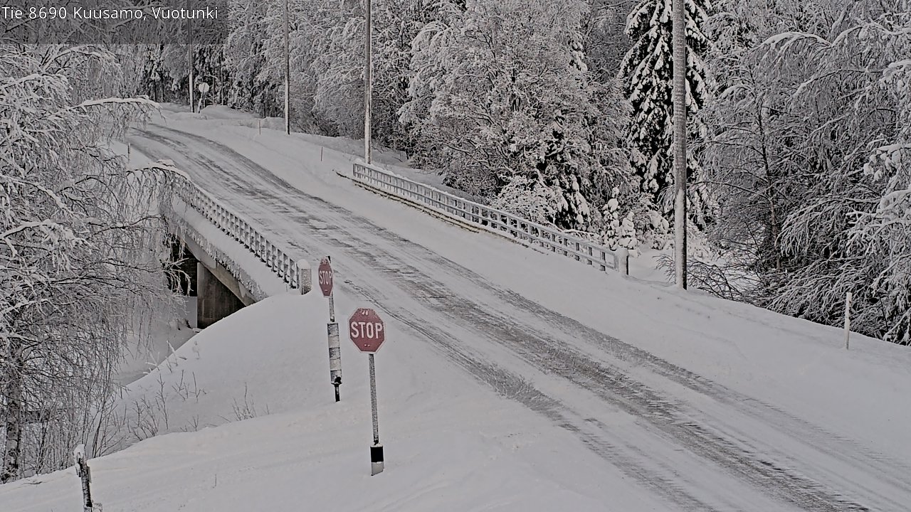 Kelikamerat Kuva Tie 8690 Kuusamo, Vuotunki, Kuusamo, Pohjois-Pohjanmaa