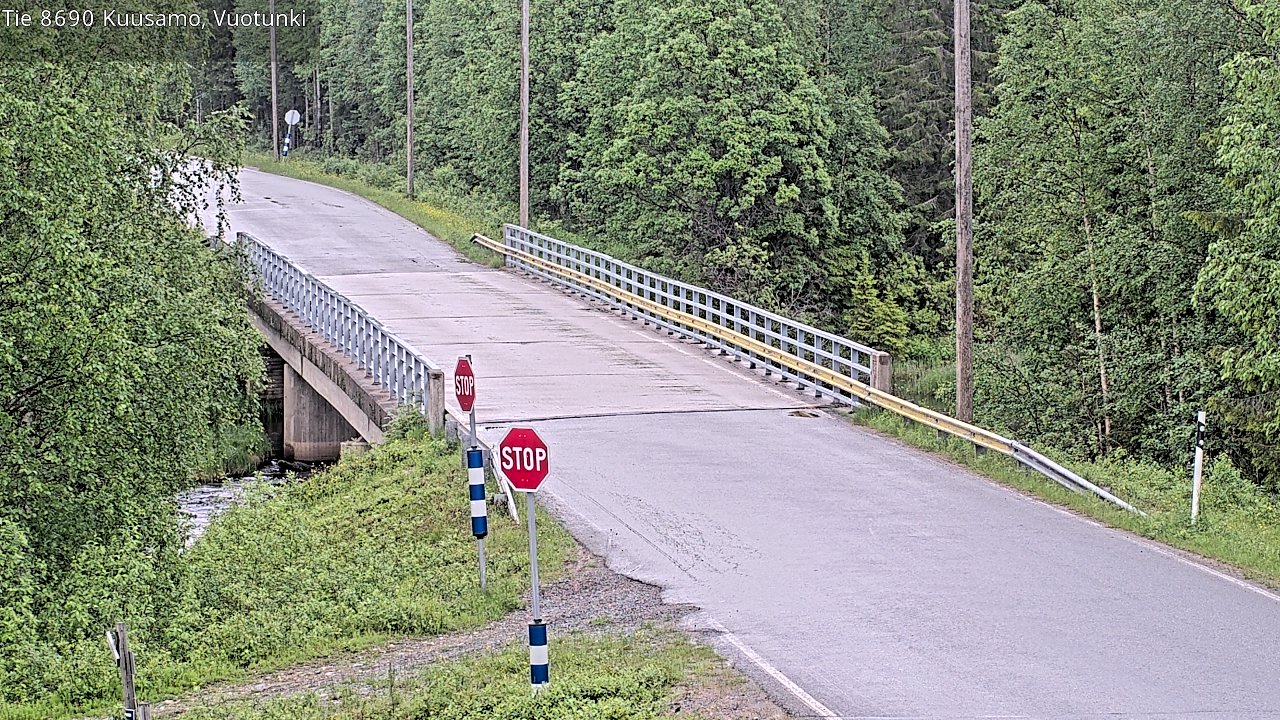 Kelikamerat Kuva Tie 8690 Kuusamo, Vuotunki, Kuusamo, Pohjois-Pohjanmaa