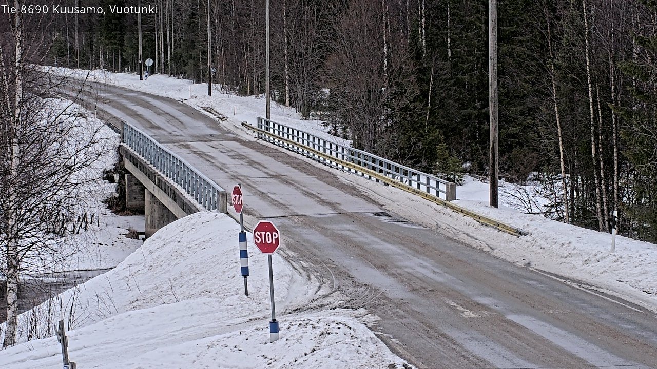 Kelikamerat Kuva Tie 8690 Kuusamo, Vuotunki, Kuusamo, Pohjois-Pohjanmaa