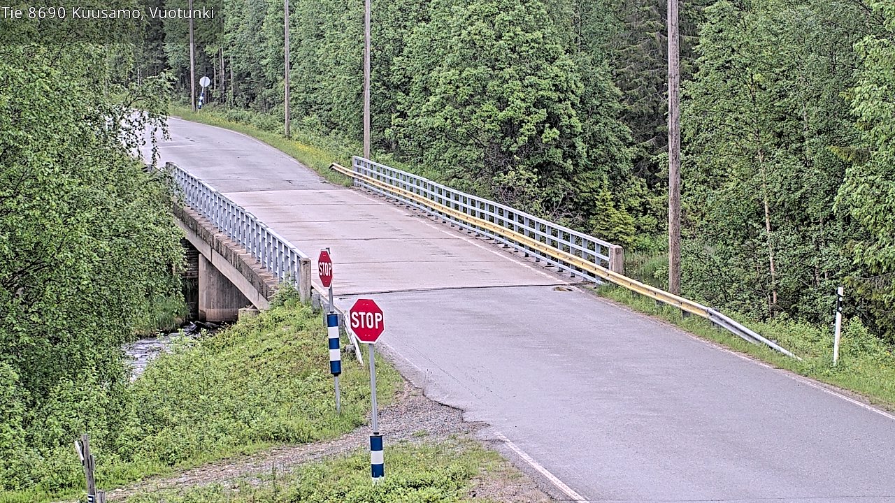 Kelikamerat Kuva Tie 8690 Kuusamo, Vuotunki, Kuusamo, Pohjois-Pohjanmaa