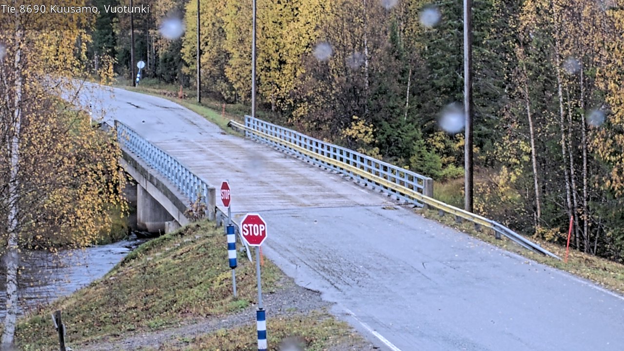 Kelikamerat Kuva Tie 8690 Kuusamo, Vuotunki, Kuusamo, Pohjois-Pohjanmaa