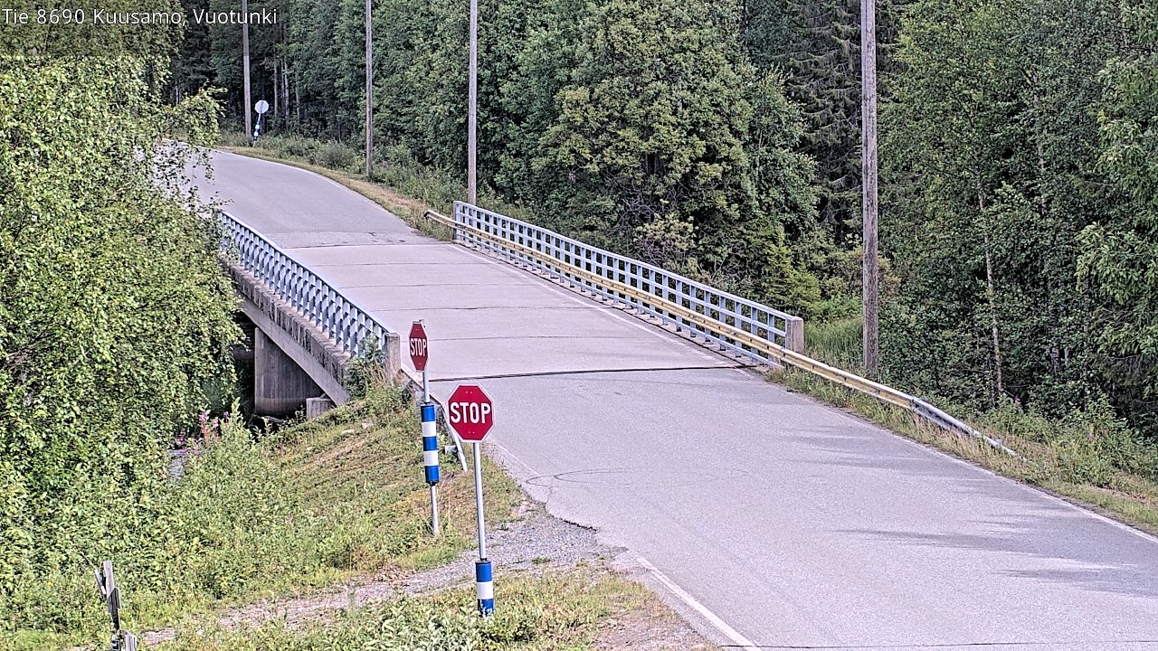 Kelikamerat Kuva Tie 8690 Kuusamo, Vuotunki, Kuusamo, Pohjois-Pohjanmaa