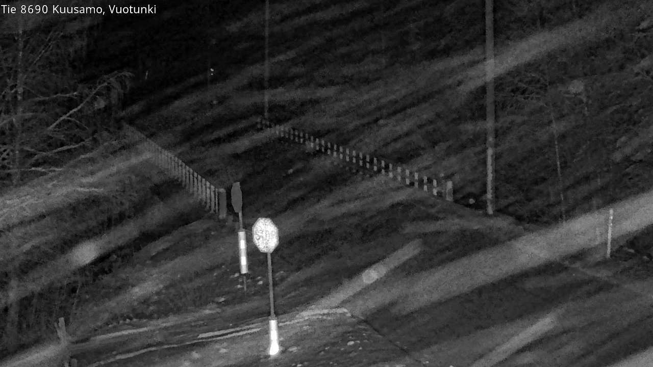 Kelikamerat Kuva Tie 8690 Kuusamo, Vuotunki, Kuusamo, Pohjois-Pohjanmaa