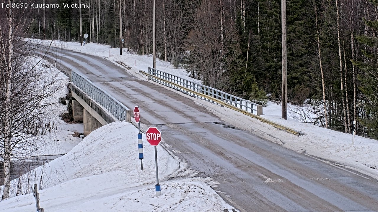 Kelikamerat Kuva Tie 8690 Kuusamo, Vuotunki, Kuusamo, Pohjois-Pohjanmaa