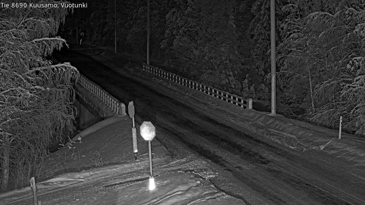 Kelikamerat Kuva Tie 8690 Kuusamo, Vuotunki, Kuusamo, Pohjois-Pohjanmaa