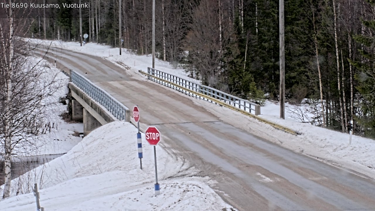Kelikamerat Kuva Tie 8690 Kuusamo, Vuotunki, Kuusamo, Pohjois-Pohjanmaa