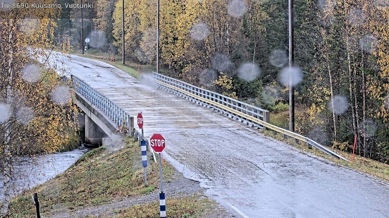 Kelikamerat Kuva Tie 8690 Kuusamo, Vuotunki, Kuusamo, Pohjois-Pohjanmaa
