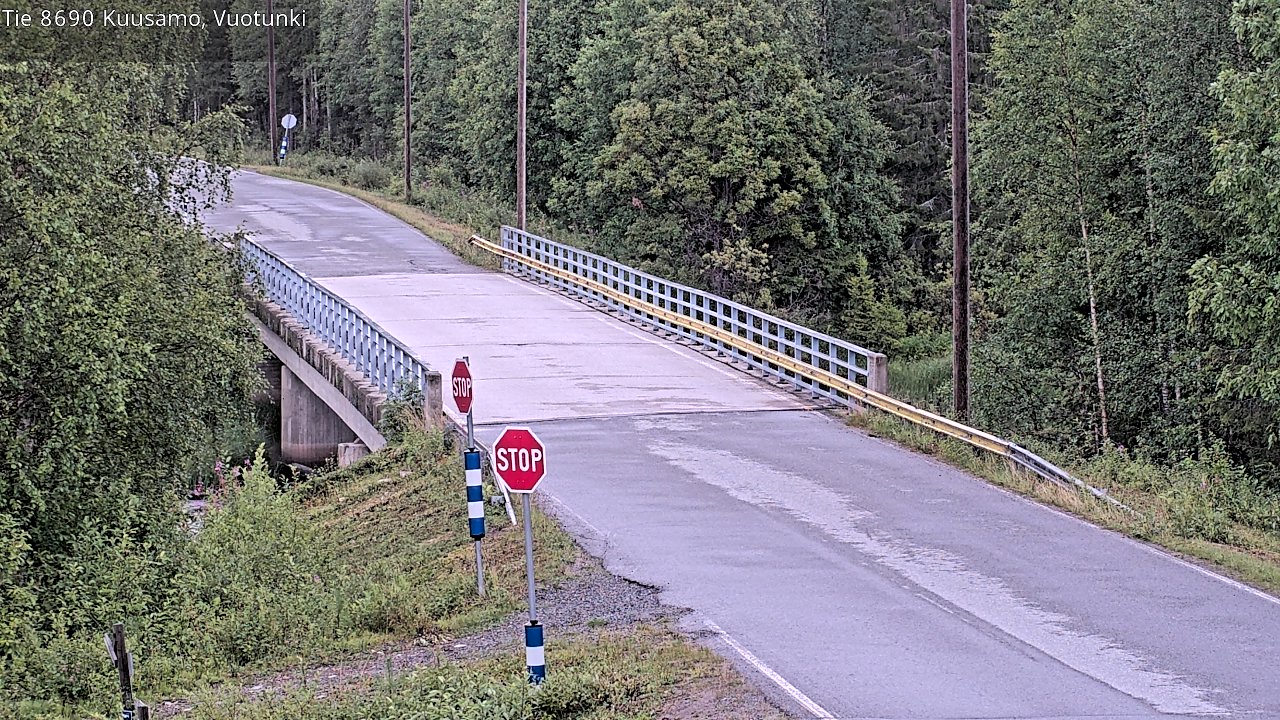 Kelikamerat Kuva Tie 8690 Kuusamo, Vuotunki, Kuusamo, Pohjois-Pohjanmaa