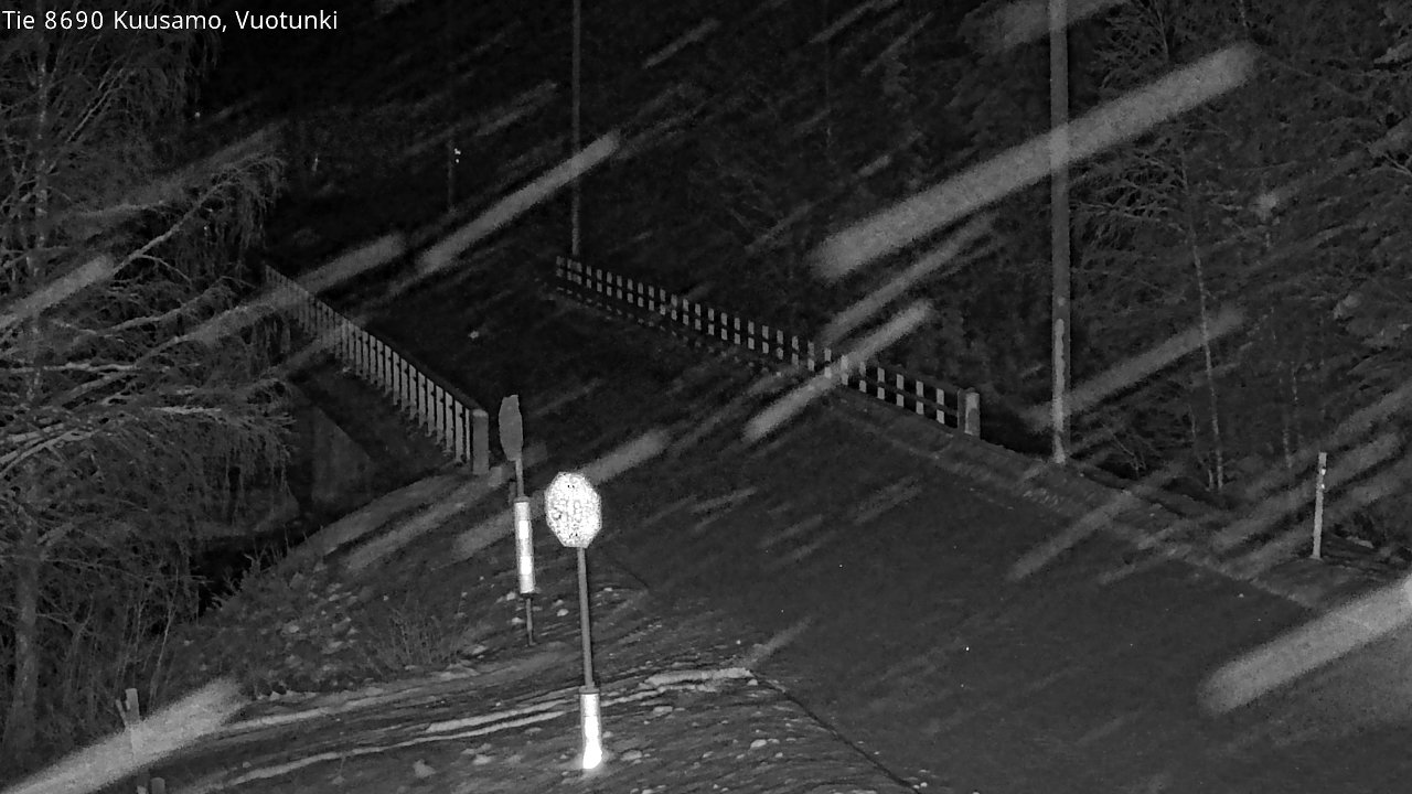 Kelikamerat Kuva Tie 8690 Kuusamo, Vuotunki, Kuusamo, Pohjois-Pohjanmaa