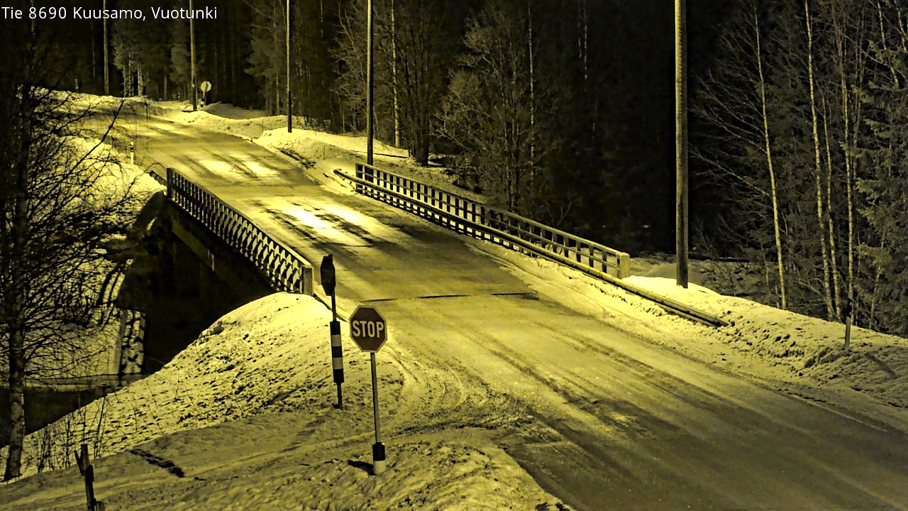 Kelikamerat Kuva Tie 8690 Kuusamo, Vuotunki, Kuusamo, Pohjois-Pohjanmaa