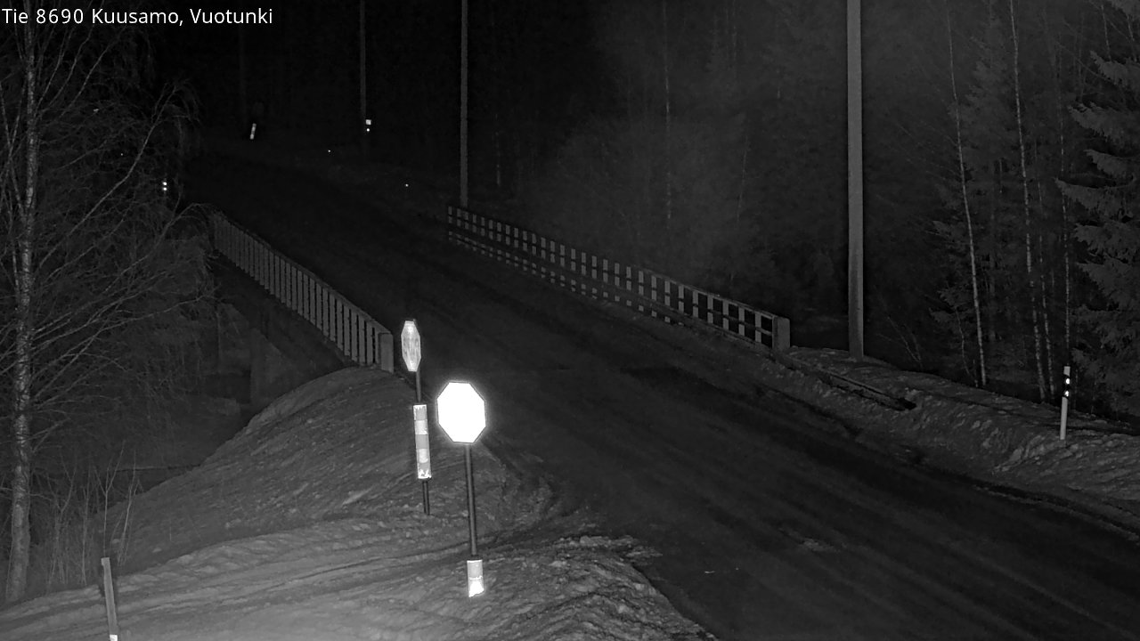 Kelikamerat Kuva Tie 8690 Kuusamo, Vuotunki, Kuusamo, Pohjois-Pohjanmaa