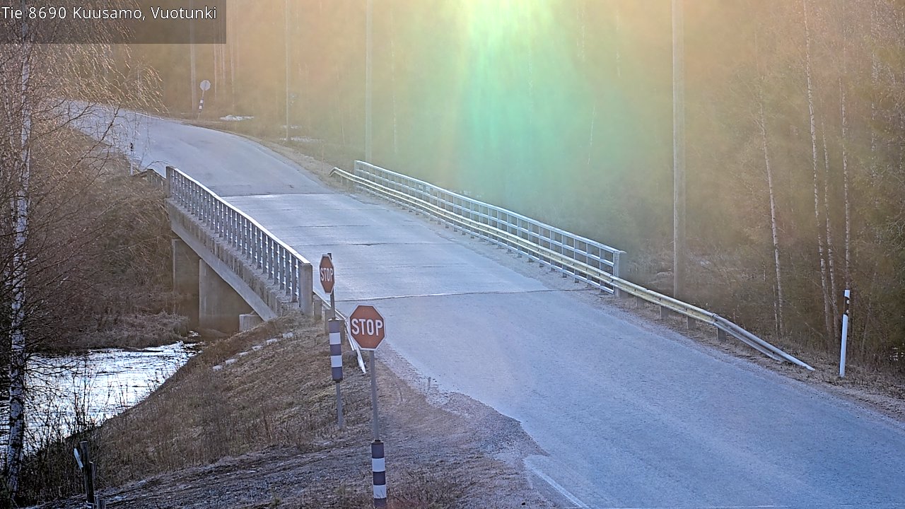 Kelikamerat Kuva Tie 8690 Kuusamo, Vuotunki, Kuusamo, Pohjois-Pohjanmaa