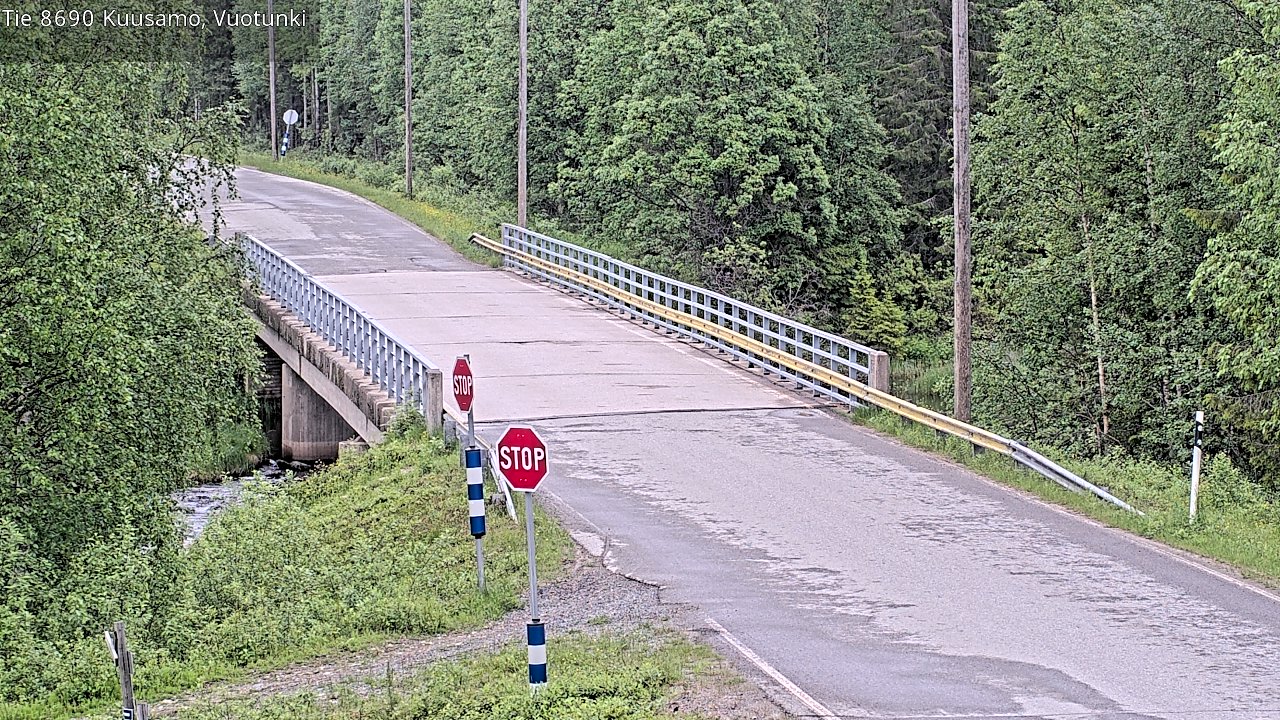 Kelikamerat Kuva Tie 8690 Kuusamo, Vuotunki, Kuusamo, Pohjois-Pohjanmaa