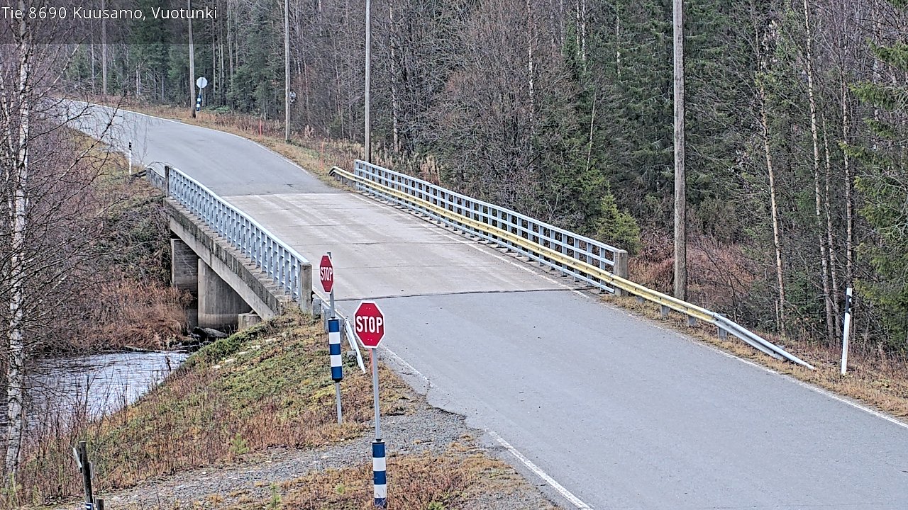 Kelikamerat Kuva Tie 8690 Kuusamo, Vuotunki, Kuusamo, Pohjois-Pohjanmaa