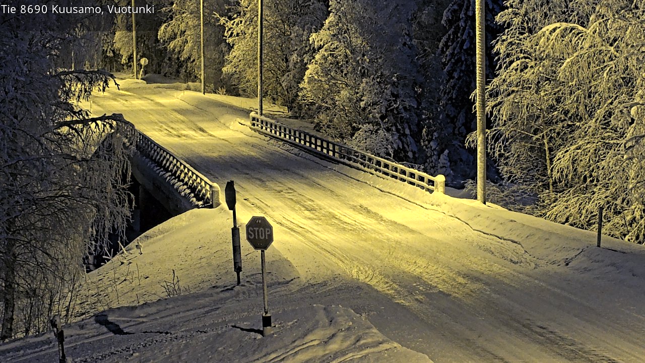 Kelikamerat Kuva Tie 8690 Kuusamo, Vuotunki, Kuusamo, Pohjois-Pohjanmaa